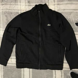 Men LACOSTE Zip up sweater size large